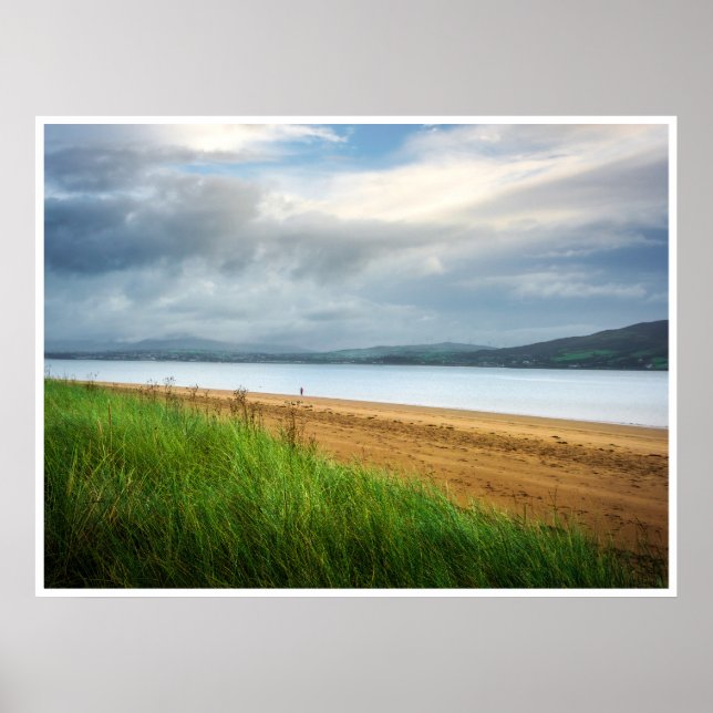 Cartaz da Praia de Rathmullan | Impressão Donegal  (Frente)