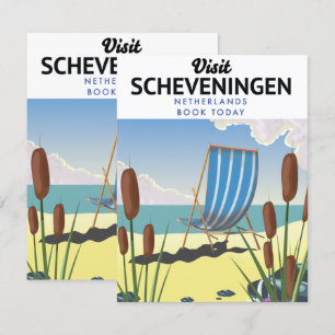 cartaz da praia de Scheveningen Holanda