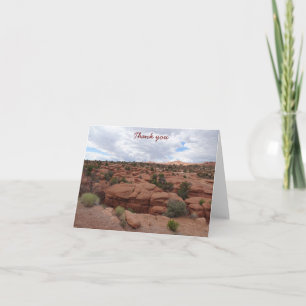 Cartaz de agradecimento - Parque Nacional Arches
