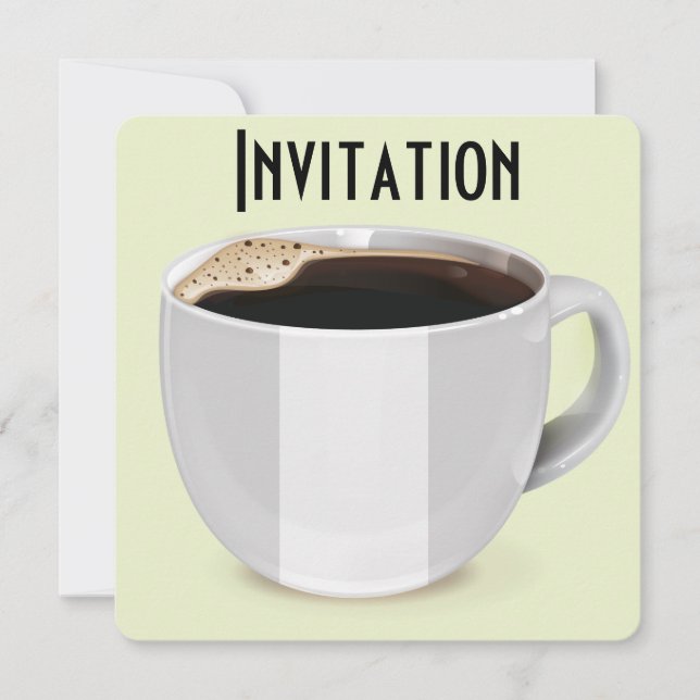 Cartaz de anúncio de café vintage (Frente)