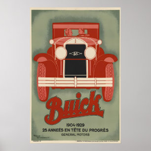 Cartaz de Auto Buick - Impressões de Cartazes Anti