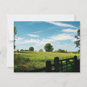 Cartaz de bela paisagem rural