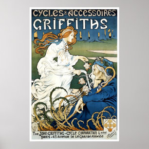 Cartaz de Bicicleta Griffiths Impressão de Ciclism