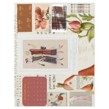 Cartaz de Calendário de Moda em Francês 1920