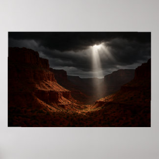 Cartaz de Caprock Canyons - Impressão Dramática de