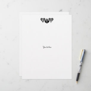 Cartaz de casamento de Vegas com símbolos de carta
