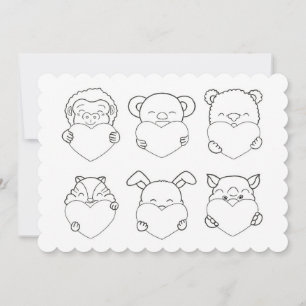 Cartaz de Coloração de Dias de os namorados para C