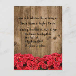 Cartaz de convite de casamento