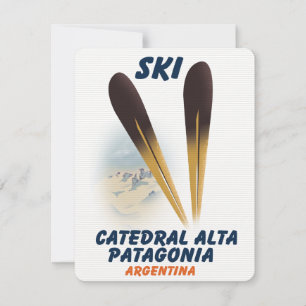 Cartaz de esqui da Catedral Alta Patagônia, Argent
