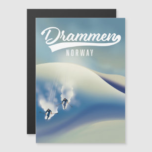 Cartaz de esqui de Drammen Noruega