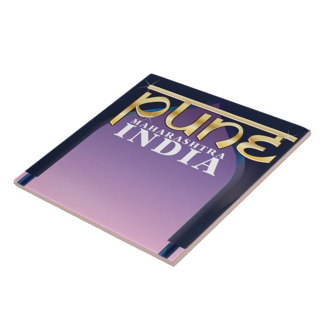 Cartaz de férias de Pune, Maharashtra Índia (Lateral)