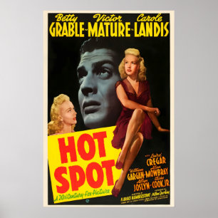 Cartaz de filme Hot Spot 1941 IMPRESSÃO A5-A2 Holl