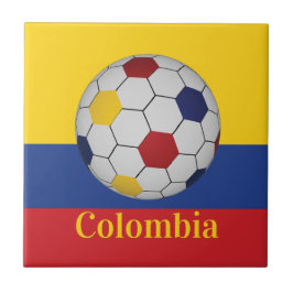 Cartaz de Futebol da Colômbia