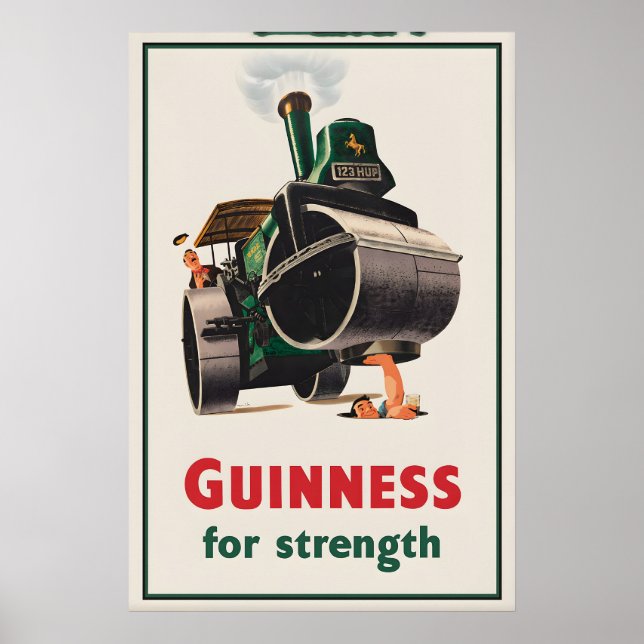 Cartaz de Guinness para Força Impressão  John Gilr (Frente)