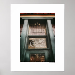 Cartaz de Impressão de Apartamentos Cadillac