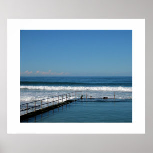 Cartaz de Impressão de Arte de Fotografia de Praia