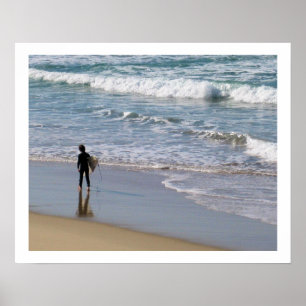 Cartaz de Impressão de Arte de Fotografia de Praia