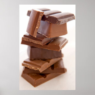 Cartaz de Impressão de Barra de Chocolate