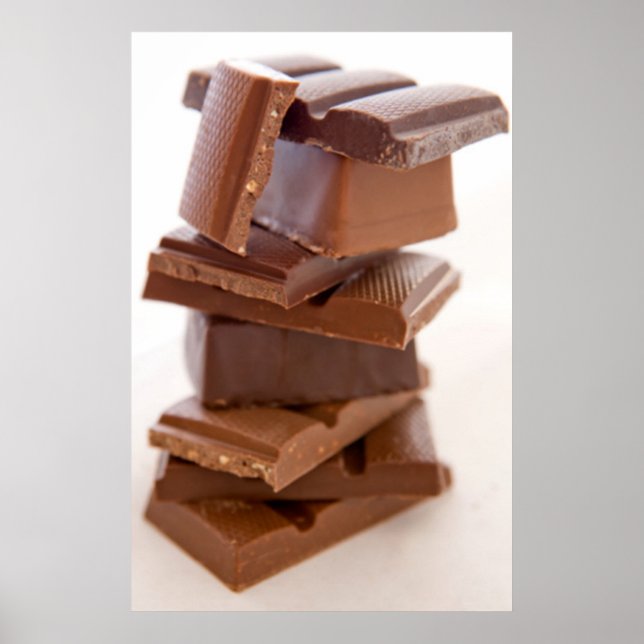 Cartaz de Impressão de Barra de Chocolate (Frente)
