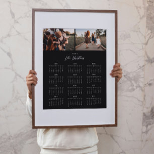 Cartaz de Impressão de Calendário de Fotos de 2025