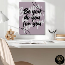 Cartaz de Impressão de Citação Inspiradora Minimal