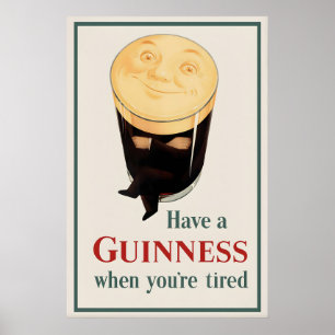 Cartaz de Impressão Guinness Pint  John Gilroy Vin