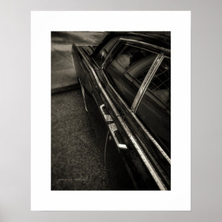 Cartaz de impressão vintage Lincoln Continental