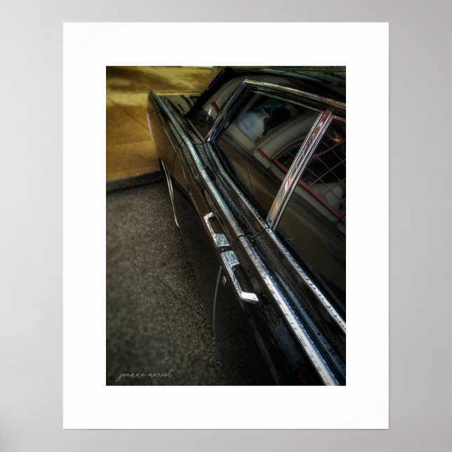 Cartaz de impressão vintage Lincoln Continental (Frente)