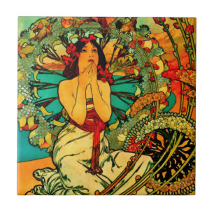 Cartaz de Mônaco Monte Carlo por Alphonse Mucha