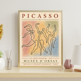 Cartaz de Picasso | Impressão de Picasso | Les Tro