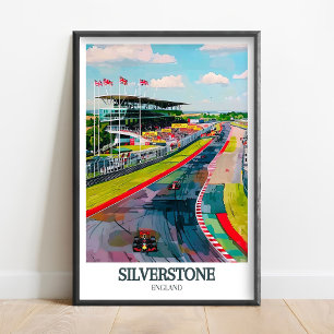 Cartaz de Silverstone - Impressão de Silverstone -