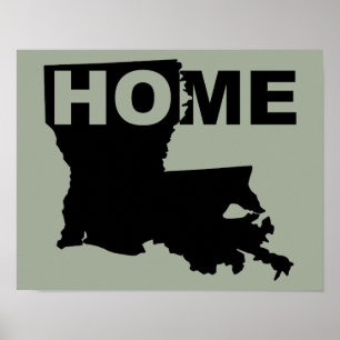 Cartaz de Sinal de Poster de Louisiana longe de ca