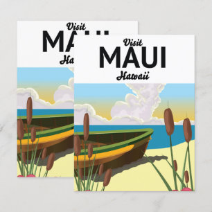 Cartaz de turismo do Maui Havaí