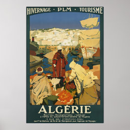 Cartaz de Viagem Argélia Arte Africana Impressão A