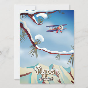 Cartaz de viagem Aspen Colorado