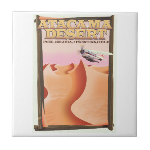 Cartaz de viagem Aventura no Deserto do Atacama.