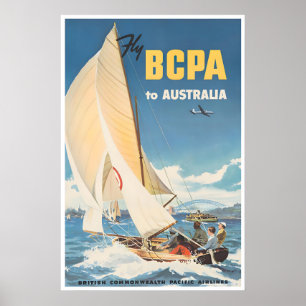 Cartaz de Viagem da Austrália Impressão Australian