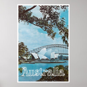 Cartaz de Viagem da Austrália Sydney Impressão Aus