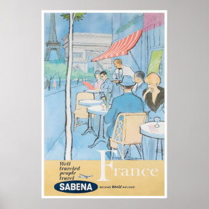 Cartaz de Viagem da França Arte Francesa Impressão