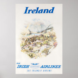 Cartaz de Viagem de Arte da Irlanda Impressão Irla