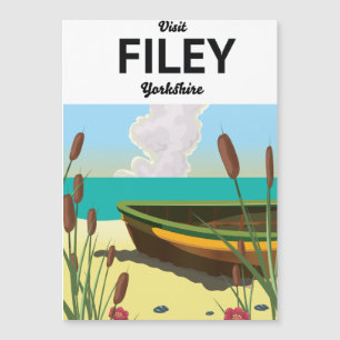 Cartaz de viagem de Filey, Yorkshire Seaside