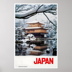 Cartaz de Viagem de Kyoto Japão Impressão Arte Jap