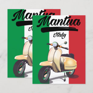 Cartaz de viagem de Mântua Itália