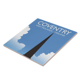 cartaz de viagem de trem Coventry West Midlands In