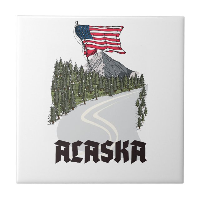 Cartaz de Viagem do Alasca (Frente)