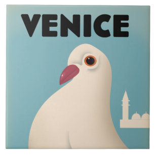 cartaz de viagem estilo Veneza Vintage
