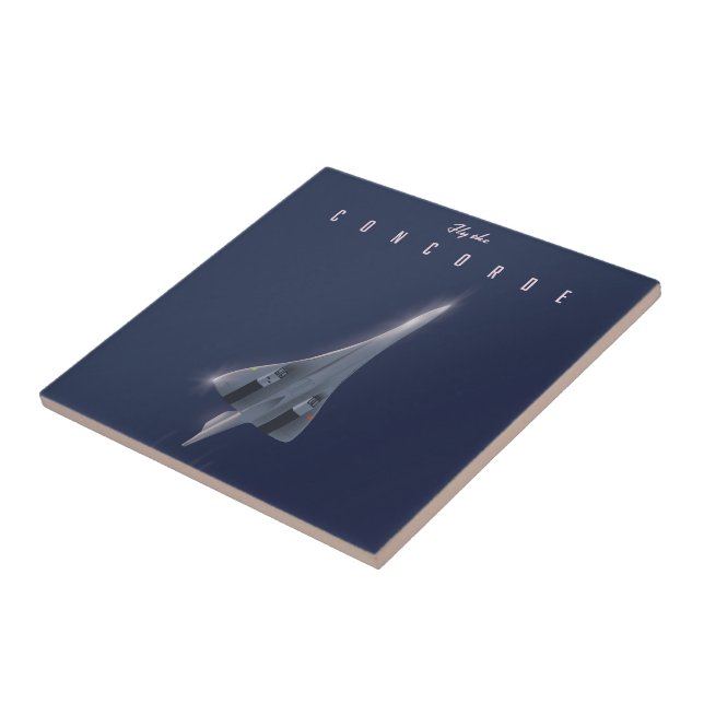 Cartaz de viagem Fly The Concorde (Lateral)