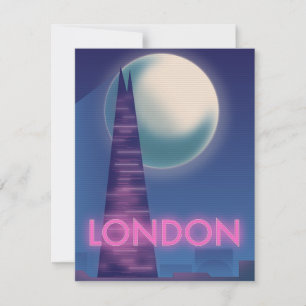 Cartaz de viagem Neon Londres