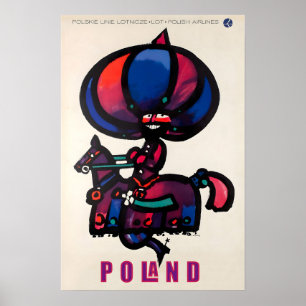 Cartaz de Viagem Polônia Impressão de Arte Polones