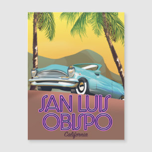 Cartaz de viagem San Luis Obispo Califórnia